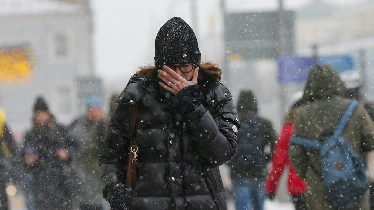 В Москве ноль и снегопад